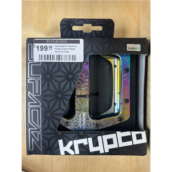 PÉDALES SUPACAZ KRYPTO CNC EN ALLIAGE #09122-3100