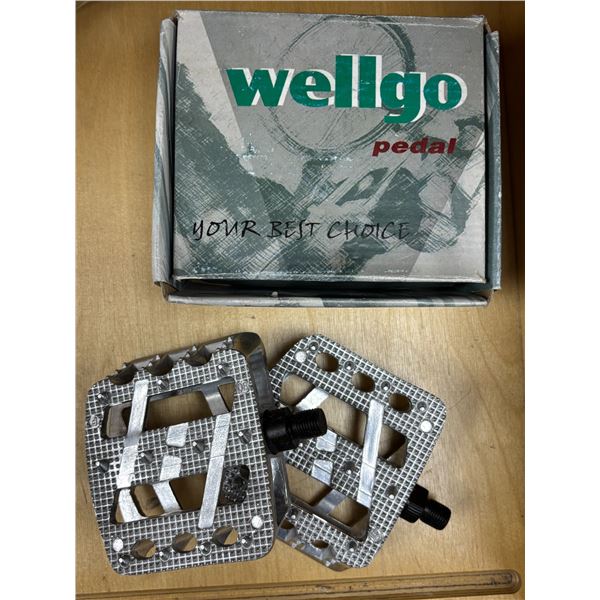 PÉDALES WELLGO 1/2 PO ARGENT #LU-A15