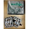 Image 1 : PÉDALES WELLGO 1/2 PO ARGENT #LU-A15