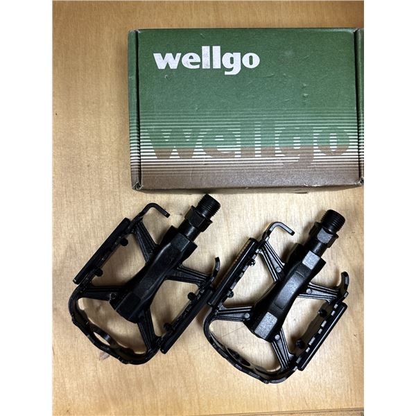 PÉDALES WELLGO EN ALLIAGE NOIR 9/16 PO #92018