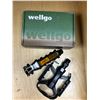 Image 2 : PÉDALES WELLGO EN ALLIAGE NOIR 9/16 PO #92018