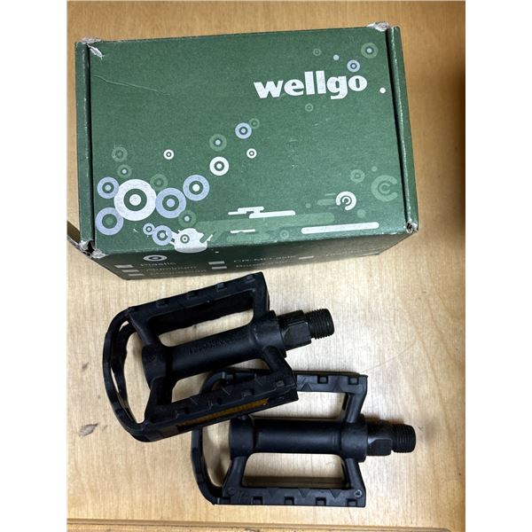 PÉDALES JUNIOR WELLGO EN PLASTIQUE 9/16 PO #45-0806-2