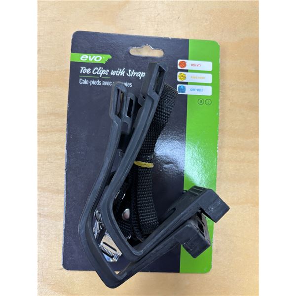 CALES-PIEDS DOUBLES EVO AVEC COURROIES #450104-01