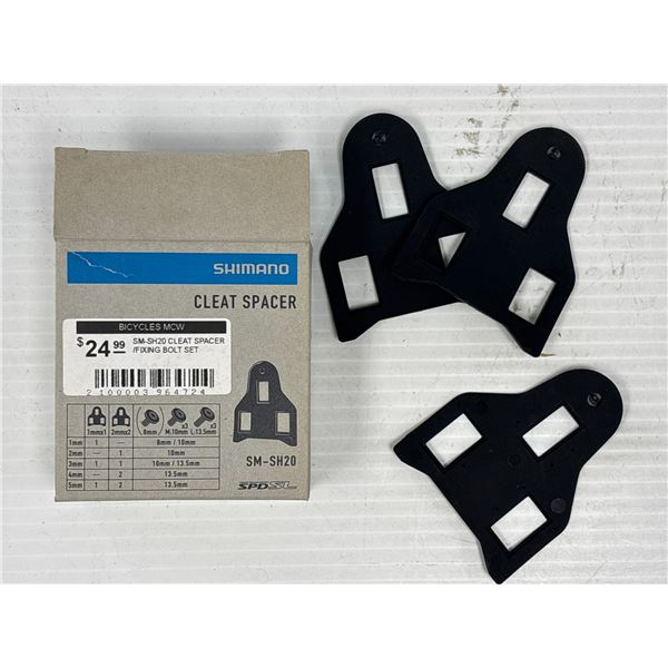 ENSEMBLE D’ESPACEURS ET BOULONS POUR CALES SHIMANO #SM-SH20