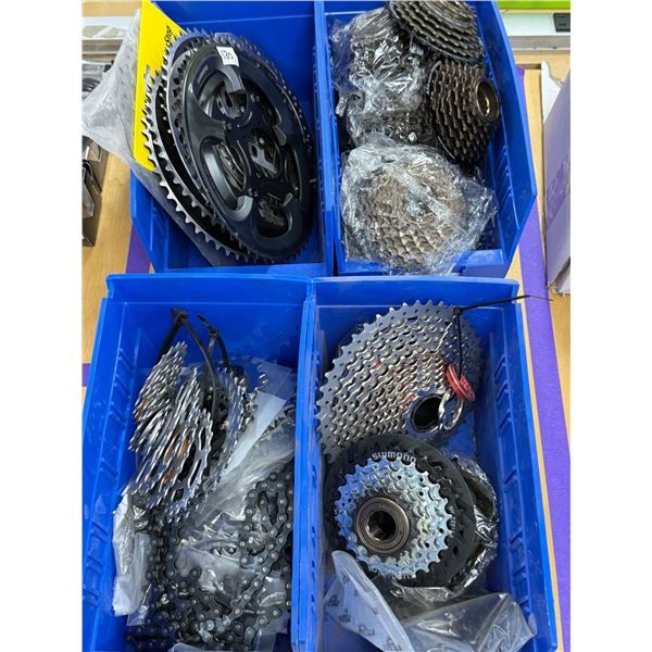 LOT DE PIÈCES DE VÉLO ASSORTIES