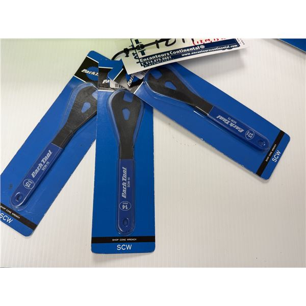 LOT DE 3 CLÉS À CÔNES PARK TOOL ASSORTIES (13, 14 ET 15 MM)