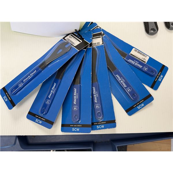 LOT DE 6 CLÉS À CÔNES PARK TOOL ASSORTIES (13 ET 14 MM)