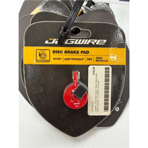 PLAQUETTES DE FREIN À DISQUE JAGWIRE MOUNTAIN SPORT #DCA065