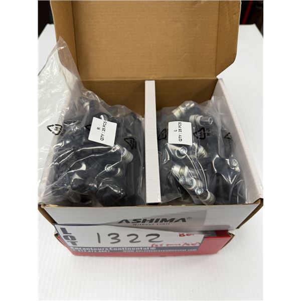 BOÎTE DE +/- 25 PAIRES DE PATINS DE FREIN ASHIMA POUR VÉLOS DE MONTAGNE
