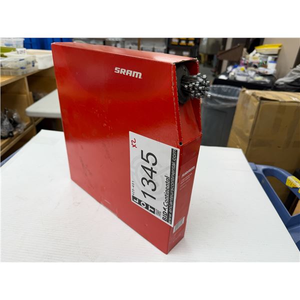 BOÎTE DE +/-100 CÂBLES DE CHANGEMENT DE VITESSES SRAM EN ACIER INOXYDABLE 1,1 MM X 2000 MM