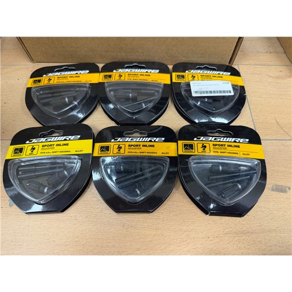 LOT DE 6 PAQUETS DE 2 AJUSTEURS EN LIGNE JAGWIRE SPORT POUR VITESSES #250712-01