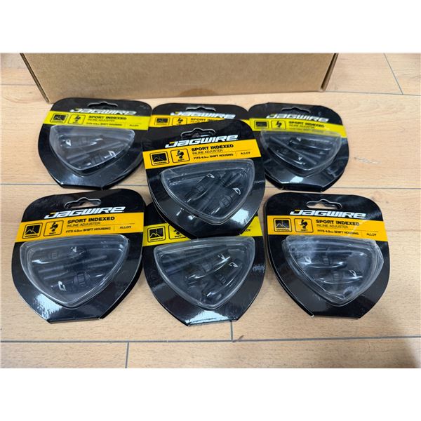 LOT DE 7 PAQUETS DE 2 AJUSTEURS EN LIGNE JAGWIRE SPORT POUR GAINES DE VITESSES 4,0 MM #250711-02
