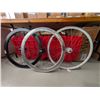 Image 1 : LOT DE 3 JANTES DE PISTE ASSORTIES