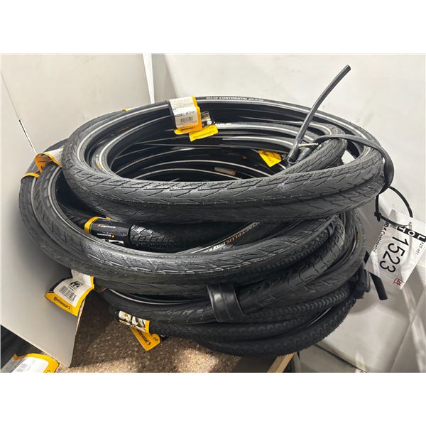 LOT DE 24 PNEUS CONTINENTAL CONTACT PLUS 28 PO ASSORTIS