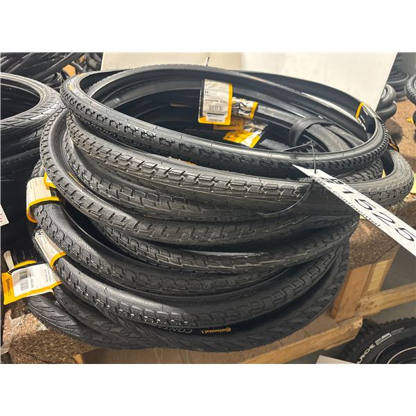 LOT DE 24 PNEUS CONTINENTAL RIDE TOUR EXTRA FORMATS ASSORTIS
