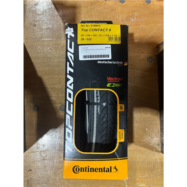 LOT DE 17 PNEUS CONTINENTAL TOP CONTACT II (FORMATS ASSORTIS)