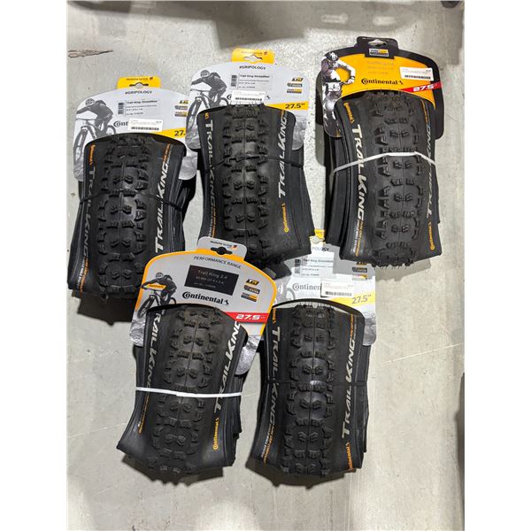 LOT DE 5 PNEUS CONTINENTAL TRAIL KING 27,5 PO