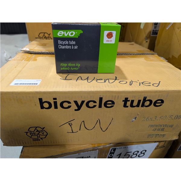 BOÎTE DE 20 CHAMBRES À AIR EVO 26 X 3,5-5,0 VALVE PRESTA 48 MM