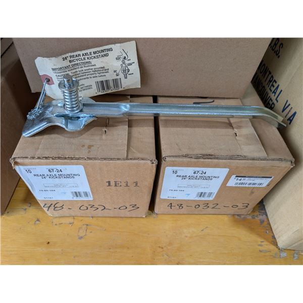 LOT DE 40 BÉQUILLES À MONTAGE SUR ESSIEU ARRIÈRE 24 PO
