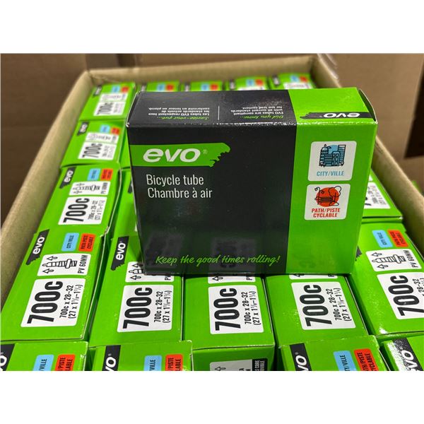BOÎTE DE 50 CHAMBRES À AIR EVO 700C X 28/32, VALVE PRESTA 60 MM