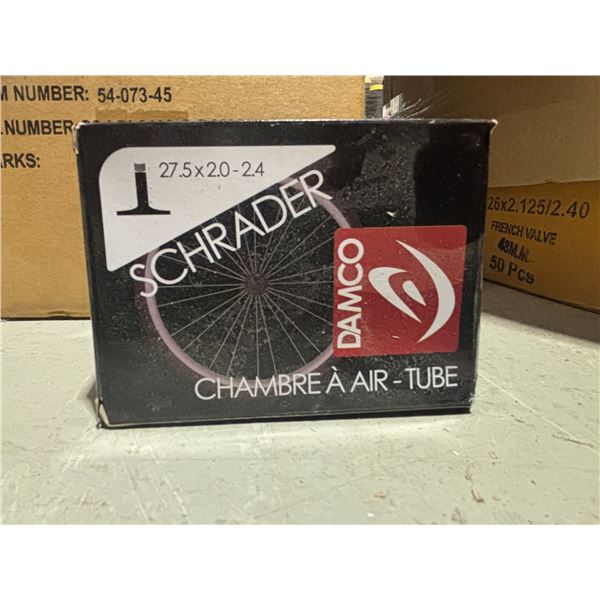 BOÎTE DE 50 CHAMBRES À AIR VALVE PRESTA 27 PO X 20-24