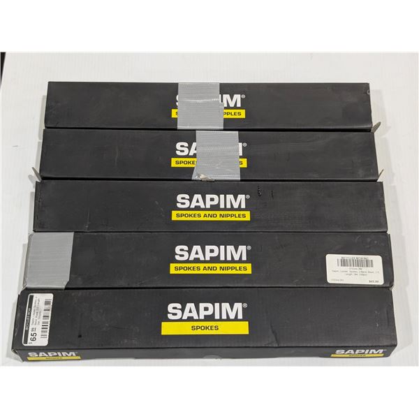LOT DE 5 BOÎTES OUVERTES DE RAYONS DE VÉLO SAPIM