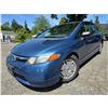 Image 1 : DUNCAN - 2008 HONDA CIVIC BLUE 258902 KMS - D023685