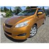 Image 1 : 0B DUNCAN - 2009 TOYOTA COROLLA MATRIX ORANGE  293611 KMS - D009976