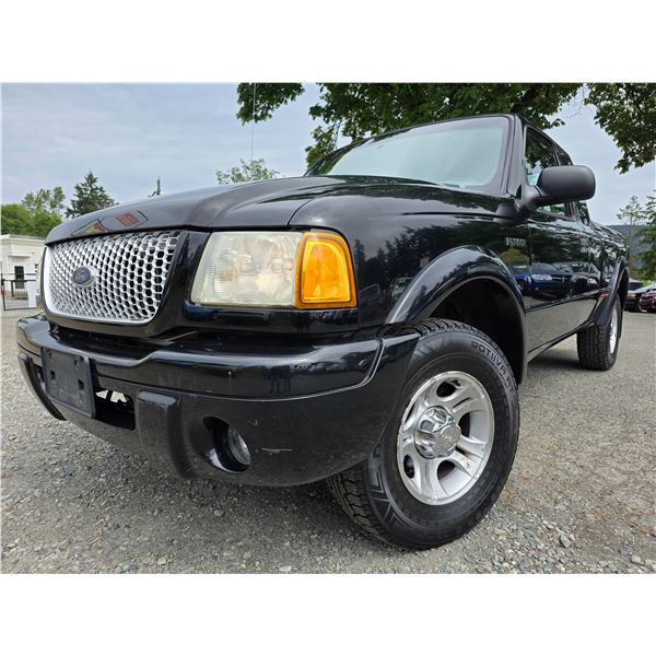 DUNCAN - 2002 FORD RANGER BLACK  184765 KMS - DB10470