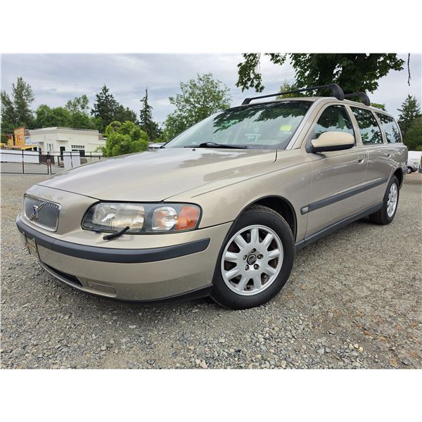 DUNCAN - 2002 VOLVO V70 BROWN 300978 KMS - J224868