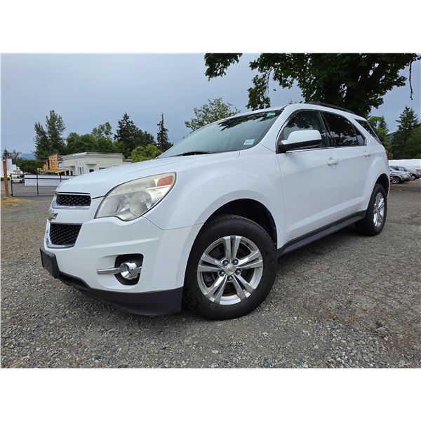 DUNCAN - 2011 CHEVROLET EQUINOX WHITE 175880 KMS - D229990