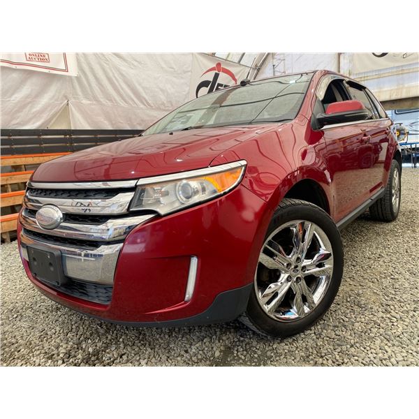 PARKSVILLE - 2013 FORD EDGE RED 195794 KMS - DA38703