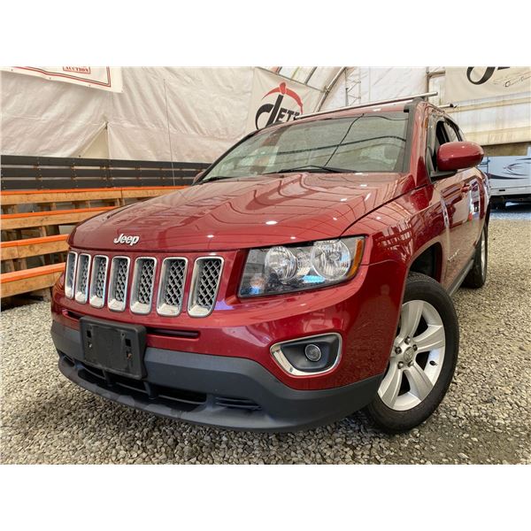 PARKSVILLE - 2017 JEEP COMPASS RED 130713 KMS - B205410