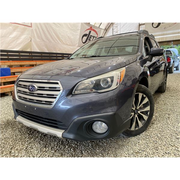 PARKSVILLE - 2015 SUBARU OUTBACK GREY 230917 KMS - D281910