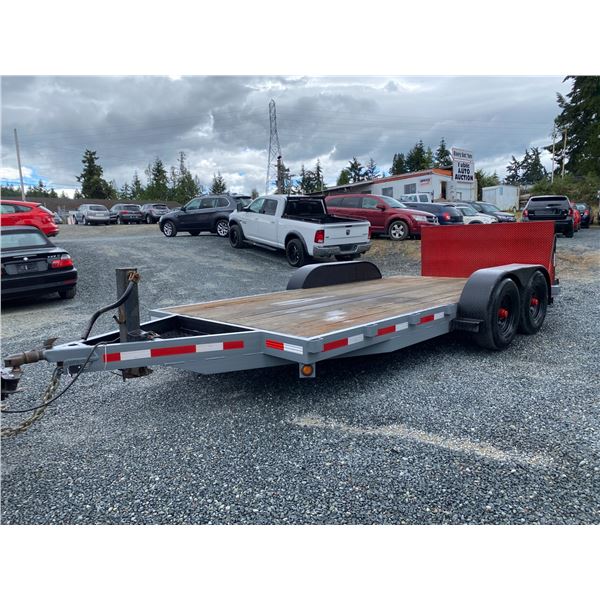 PARKSVILLE - 2003 THOMCAT FLAT BED TRAILER  GREY  KMS - D121051