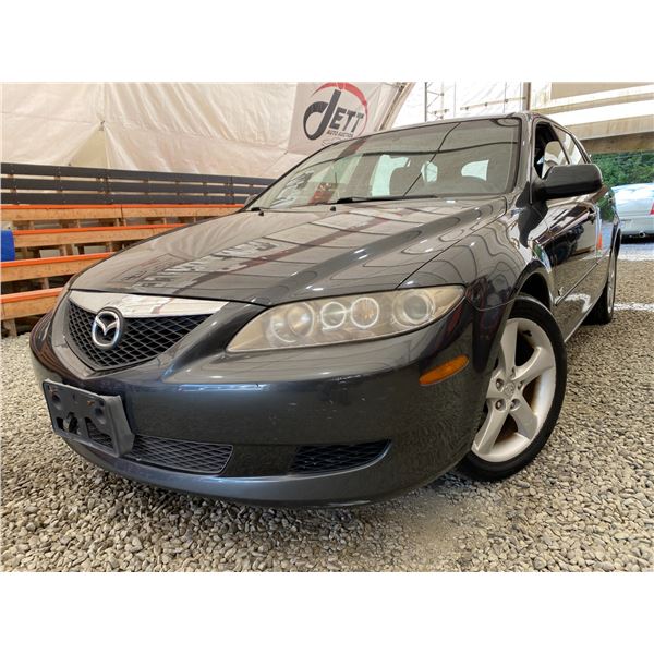 PARKSVILLE - 2004 MAZDA MAZDA6 GREY 276160 KMS - DN73373