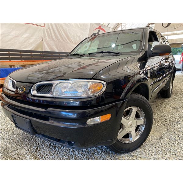 PARKSVILLE - 2002 OLDSMOBILE BRAVADA BLACK 301320 KMS - D270771