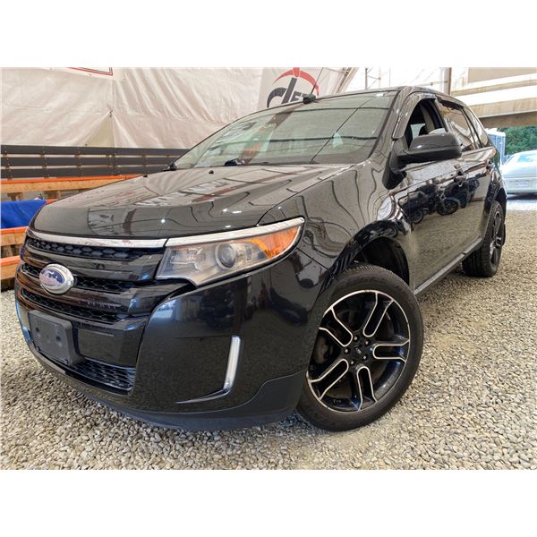 PARKSVILLE - 2013 FORD EDGE BLACK 193205 KMS "NO RESERVE" - PE08435