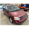 Image 10 : PARKSVILLE - 2007 FORD FREESTAR RED 80406 KMS - PA06534