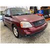 Image 8 : PARKSVILLE - 2007 FORD FREESTAR RED 80406 KMS - PA06534