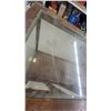 Image 6 : Antique Oak and Glass Store Counter Display Case with Sliding Panels and Shelves 42 x 59 x 27"