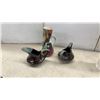 Image 2 : Bay Keramik West German Drip Glaze Pitcher, Ceramic Swan Dishes, Vases, and More