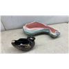Image 5 : Bay Keramik West German Drip Glaze Pitcher, Ceramic Swan Dishes, Vases, and More