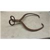 Image 4 : Vintage Ice Tongs with Ring Handle and Open-End Wrench