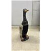 Image 6 : Vintage Wood Hall Tree with Brushes, Metal Clown Sculpture, Bird Figurines and More