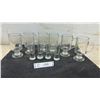 Image 1 : Chevrolet Glass Pedestal Mugs and Berentzen Shot Glasses, Set of Ten