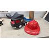 Image 6 : Joker Painting, Little Tikes Toy Vehicles, Wooden Baseball Bats, Plastic Fireman Hat, and More