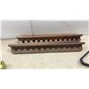 Image 4 : Wooden Wall-Mounted Pool Cue Racks, Ball Racks, Billiard Balls, and Chalk