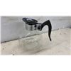 Image 4 : Seagull Pewter Green Marble Serving Board with Floral Handles and Glass Coffee Carafe
