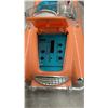 Image 2 : Barbie AM/FM Digital Alarm Clock Radio Orange Convertible Car with Figure